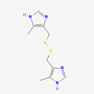 4,4'-[Disulfanediylbis(methylene)]bis(5-methyl-1H-imidazole)