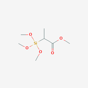 Methyl 2-(trimethoxysilyl)propanoate