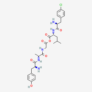 Enkephalin-leu, (ala(2)-Cl-phe(4))-