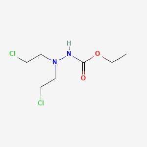 Carbazic acid, 3,3-bis(2-chloroethyl)-, ethyl ester