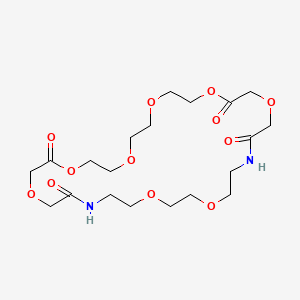 1,4,7,10,13,16,22,25-Octaoxa-19,28-diazacyclotriacontane-3,14,18,29-tetrone