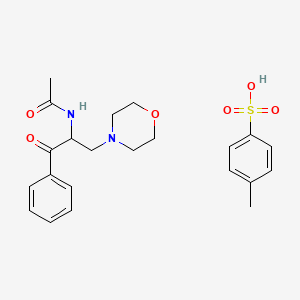 4-methylbenzenesulfonic acid;N-(3-morpholin-4-yl-1-oxo-1-phenylpropan-2-yl)acetamide