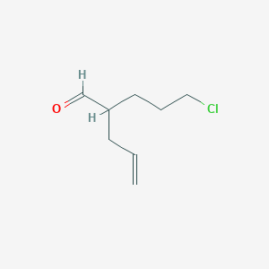 4-Pentenal, 2-(3-chloropropyl)-