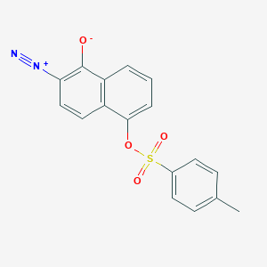 2-Diazonio-5-[(4-methylbenzene-1-sulfonyl)oxy]naphthalen-1-olate