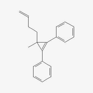 1,1'-[3-(But-3-en-1-yl)-3-methylcycloprop-1-ene-1,2-diyl]dibenzene