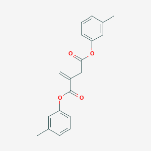 Bis(3-methylphenyl) 2-methylidenebutanedioate