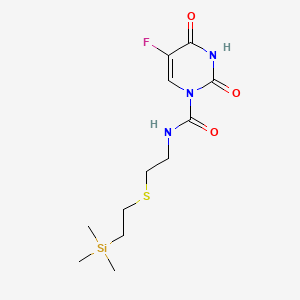 1-(2-((2-Trimethylsilylethyl)thio)ethylcarbamoyl)-5-fluorouracil