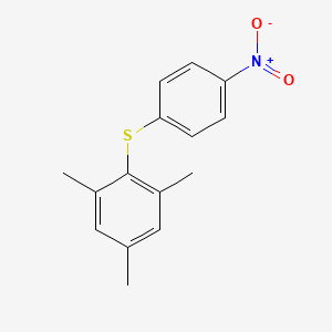 1,3,5-Trimethyl-2-[(4-nitrophenyl)sulfanyl]benzene