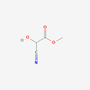 molecular formula C4H5NO3 B1444276 Methyl 2-cyano-2-hydroxyacetate CAS No. 1495924-95-2
