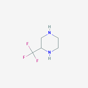 molecular formula C5H9F3N2 B144428 2-(三氟甲基)哌嗪 CAS No. 131922-05-9