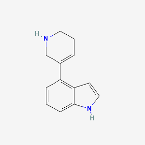 1H-Indole, 4-(1,2,5,6-tetrahydro-3-pyridinyl)-