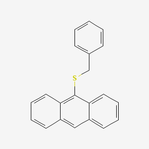 molecular formula C21H16S B14442818 9-(Benzylsulfanyl)anthracene CAS No. 74851-74-4