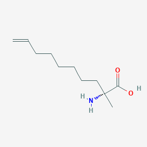 molecular formula C11H21NO2 B1444292 (R)-2-氨基-2-甲基癸-9-烯酸 CAS No. 1195967-46-4