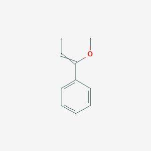 molecular formula C10H12O B14442949 (1-Methoxyprop-1-en-1-yl)benzene CAS No. 79342-00-0