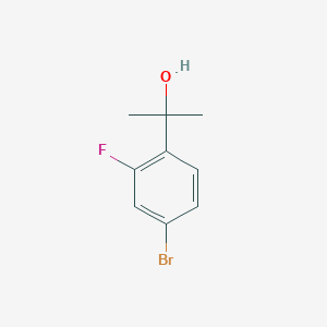 molecular formula C9H10BrFO B1444303 2-(4-溴-2-氟苯基)丙烷-2-醇 CAS No. 749928-52-7