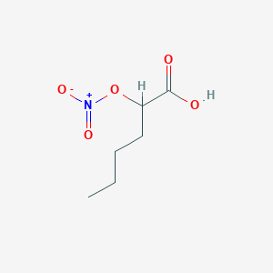 2-(Nitrooxy)hexanoic acid