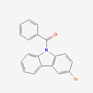 molecular formula C19H12BrNO B1444307 9-苯甲酰-3-溴-9H-咔唑 CAS No. 177775-87-0
