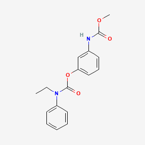 [3-(methoxycarbonylamino)phenyl] N-ethyl-N-phenylcarbamate