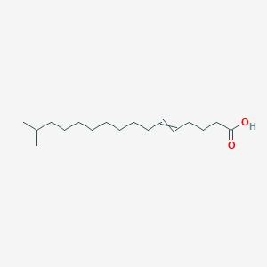 molecular formula C17H32O2 B14443086 15-Methylhexadec-5-enoic acid CAS No. 77900-90-4