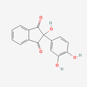 2-(3,4-Dihydroxyphenyl)-2-hydroxy-1H-indene-1,3(2H)-dione