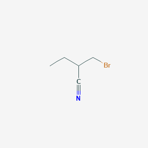 molecular formula C5H8BrN B1444312 2-(溴甲基)丁腈 CAS No. 1275469-70-9
