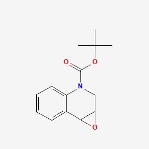 molecular formula C14H17NO3 B1444318 叔丁基 2,7b-二氢-1aH-氧代并[2,3-c]喹啉-3-羧酸酯 CAS No. 152400-17-4