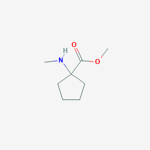 B1444319 Methyl 1-(methylamino)cyclopentane-1-carboxylate CAS No. 1182827-13-9