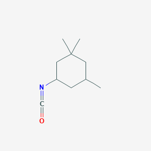 molecular formula C10H17NO B14443236 3-Isocyanato-1,1,5-trimethylcyclohexane CAS No. 79129-95-6