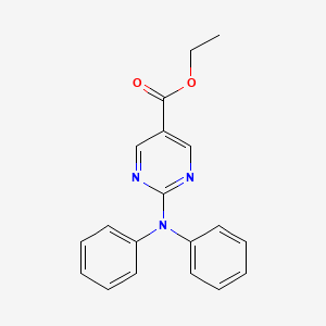 B1444326 Ethyl 2-(diphenylamino)pyrimidine-5-carboxylate CAS No. 1316216-05-3