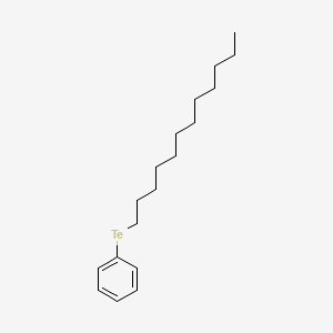 molecular formula C18H30Te B14443277 Benzene, (dodecyltelluro)- CAS No. 75250-42-9