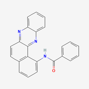 molecular formula C23H15N3O B14443301 N-(Benzo[a]phenazin-1-yl)benzamide CAS No. 73166-78-6