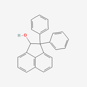 molecular formula C24H18O B14443309 2,2-Di(phenyl)acenaphthen-1-ol CAS No. 78324-67-1