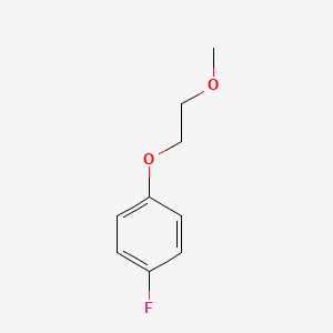 molecular formula C9H11FO2 B1444337 1-Fluoro-4-(2-methoxyethoxy)benzene CAS No. 1174295-65-8