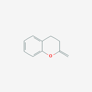 molecular formula C10H10O B14443496 2-Methylenechromane CAS No. 74104-13-5