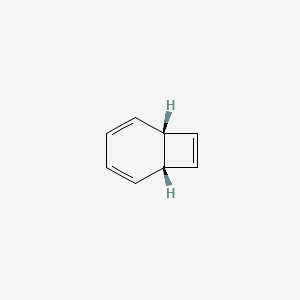 molecular formula C8H8 B14443499 (1R,6S)-Bicyclo[4.2.0]octa-2,4,7-triene CAS No. 78817-03-5