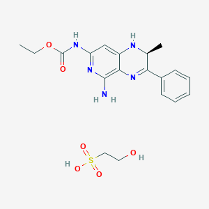 molecular formula C19H25N5O6S B144435 米沃布林依塞酸盐 CAS No. 126268-81-3