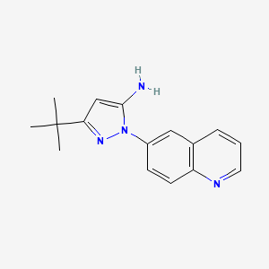 3-(tert-Butyl)-1-(quinolin-6-yl)-1H-pyrazol-5-amine