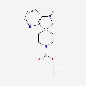 Tert-butyl spiro[1,2-dihydropyrrolo[3,2-b]pyridine-3,4'-piperidine]-1'-carboxylate