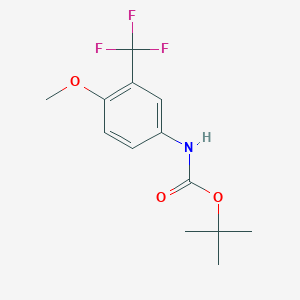 tert-butyl N-[4-methoxy-3-(trifluoromethyl)phenyl]carbamate