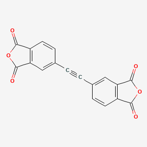 molecular formula C18H6O6 B1444358 4,4'-(Ethyne-1,2-diyl)diphthalic Anhydride CAS No. 129808-00-0