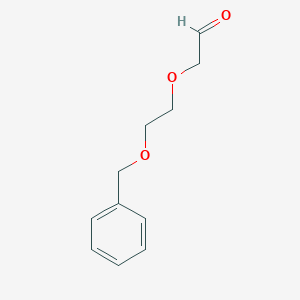 molecular formula C11H14O3 B1444360 (2-Benzyloxy-ethoxy)-acetaldehyde CAS No. 869310-52-1