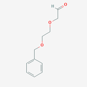 molecular formula C11H14O3 B1444360 (2-苄氧基-乙氧基)-乙醛 CAS No. 869310-52-1