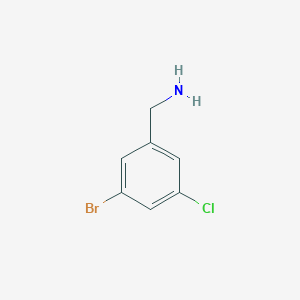 molecular formula C7H7BrClN B1444364 (3-溴-5-氯苯基)甲胺 CAS No. 917388-35-3