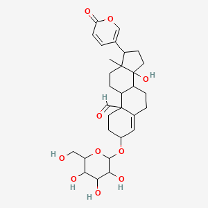 3-(Hexopyranosyloxy)-14-hydroxy-19-oxobufa-4,20,22-trienolide