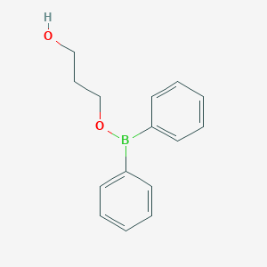 Borinic acid, diphenyl-, 3-hydroxypropyl ester