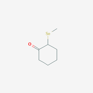 molecular formula C7H12OSe B14443687 2-(Methylselanyl)cyclohexan-1-one CAS No. 76436-39-0