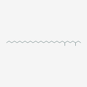 molecular formula C31H64 B14443730 3,7-Dimethyl-nonacosane CAS No. 73189-60-3