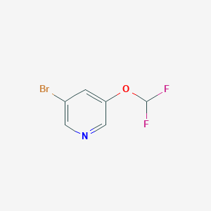 molecular formula C6H4BrF2NO B1444377 3-溴-5-(二氟甲氧基)吡啶 CAS No. 342602-27-1