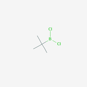 molecular formula C4H9BCl2 B14443868 tert-Butyl(dichloro)borane CAS No. 76873-78-4