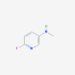 molecular formula C6H7FN2 B1444408 6-fluoro-N-methylpyridin-3-amine CAS No. 1610667-14-5